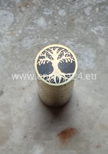 Pin mozaikowy 9mm DRZEWO