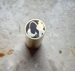 Pin mozaikowy 8mm WĘDKARZ