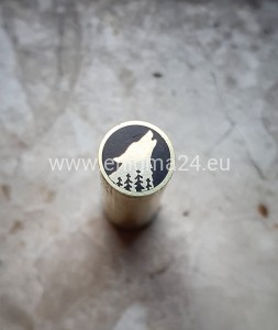 Pin mozaikowy 8mm WILK i GÓRY