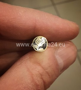 Pin mozaikowy 8mm RÓŻA