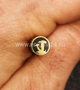 Pin obrazkowy 8mm GRZYBKI