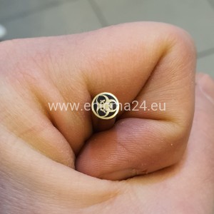 Pin obrazkowy 6mm BIO HAZARD
