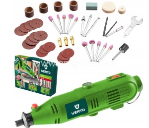 Miniszlifierka szlifierka 135W, obroty 8000-35000 min + akcesoria