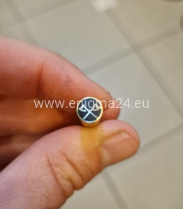 Pin mozaikowy 8mm SIEKIERY