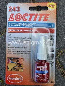 Loctite 243 klej zabezpieczający gwinty, średnia siła, niebieski 5 ml