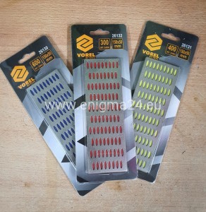 Komplet osełek diamentowych 150 x 50 x 4 mm P280/P400/P600 3 sztuki