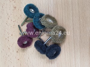 Trzpieniowa nylonowa ściernica (dremel), komplet 4 sztuk