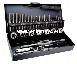 Zestaw narzynki i gwintowniki 32 elementy