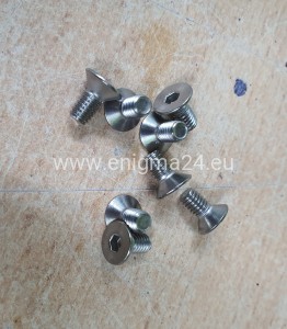 Śruba 04x008 DIN 7991 łeb stożkowy gniazdo imbusowe