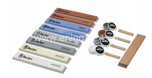 Kamienie wodne BACHER zestaw 8 szt. + skóra i pasty