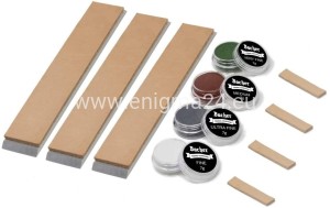 Strop 3 szt. (pas skórzany) do polerowania + 4 pasty