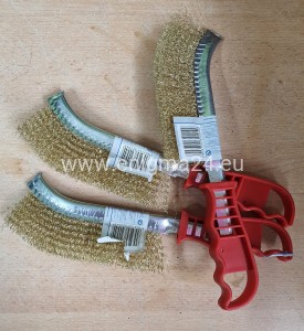Szczotka druciana ręczna, mosiężna