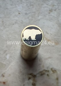 Pin mozaikowy 8mm NIEDŹWIEDŹ