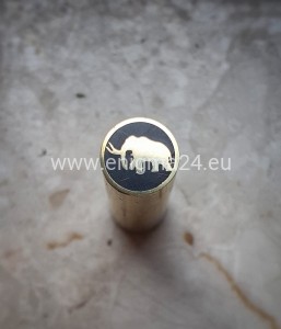 Pin mozaikowy 8mm MAMUT