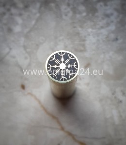 Pin mozaikowy 8mm HELM OF AWE / Ægishjálmur 