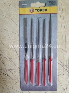 Pilniki diamentowe iglaki zestaw 5 sztuk