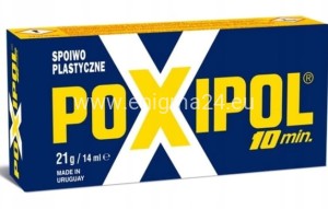 Klej POXIPOL 21g/14ml metaliczny