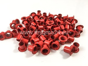 Oczka do kydexu 7,2mm - 10 sztuk czerwone