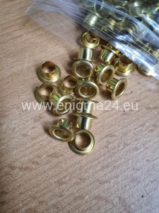 Oczka do kydexu 7,2mm - 10 sztuk BRASS