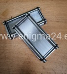 Aluminiowa kostka do satynowania / mocowanie papieru ściernego